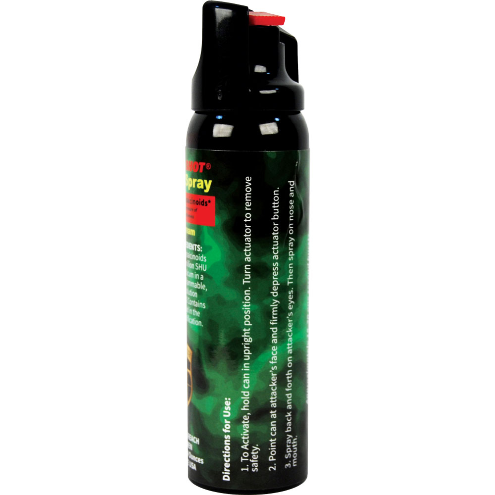 Pepper Shot 1.2% MC 4 oz pepper spray stream view 4